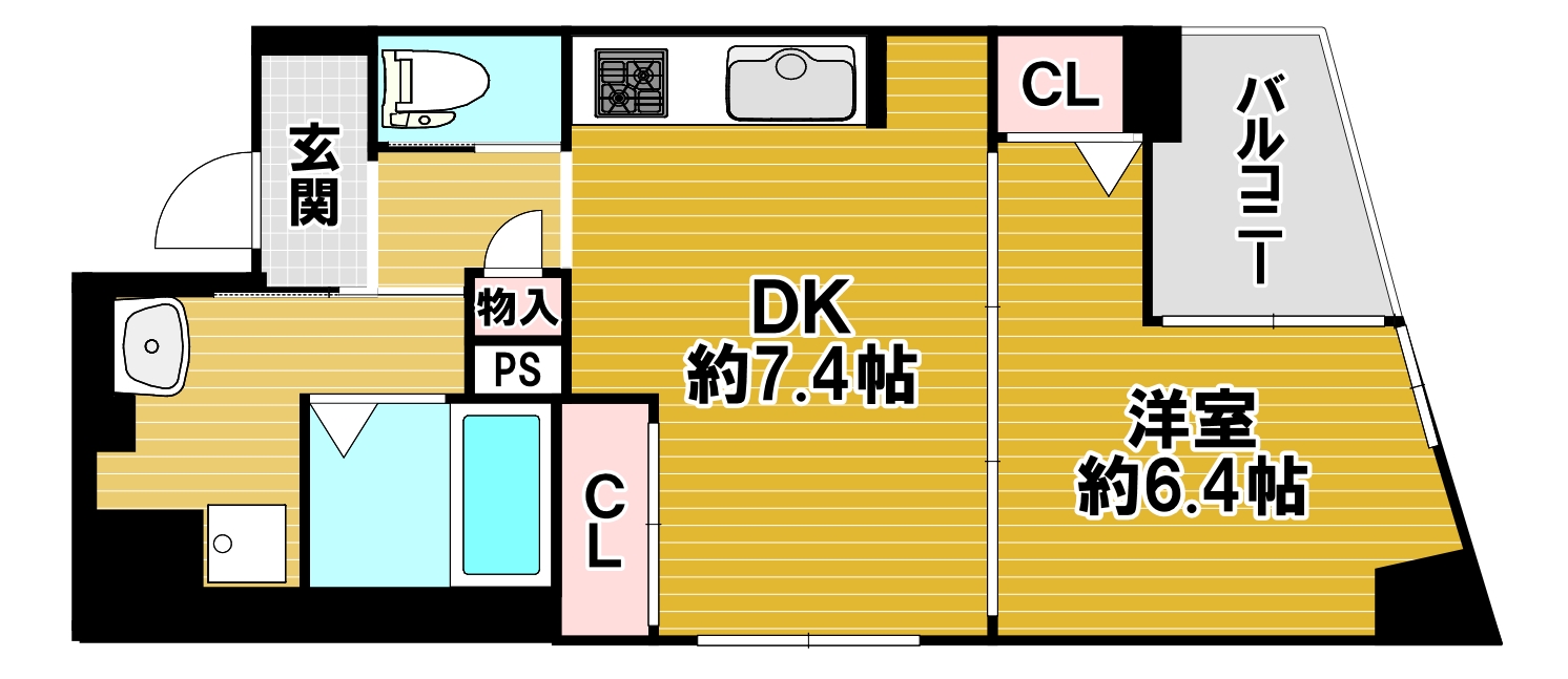 プリオーレ中山手の間取り