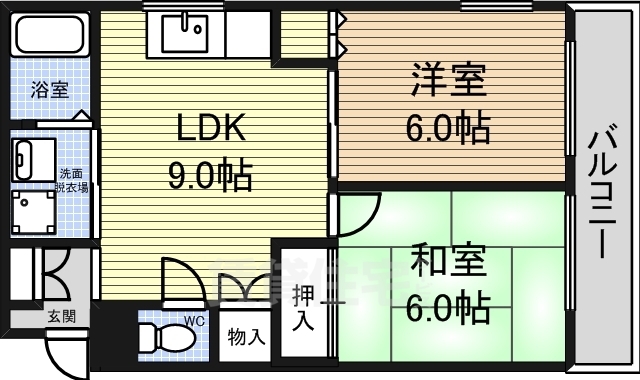 林マンションの間取り