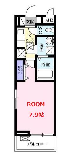 横浜市保土ケ谷区坂本町のアパートの間取り