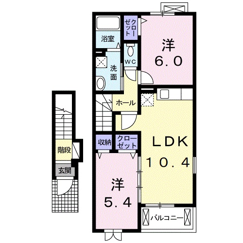 プルートスＡの間取り