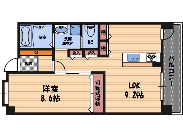 アーバネックス尼崎東難波の間取り