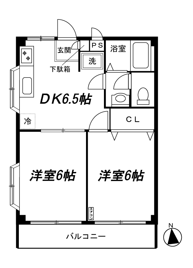 ライブピア弐番館の間取り