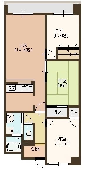 アメニティーRITTOの間取り