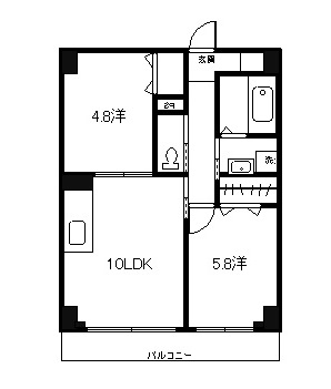 伊倉本町新築マンションの間取り