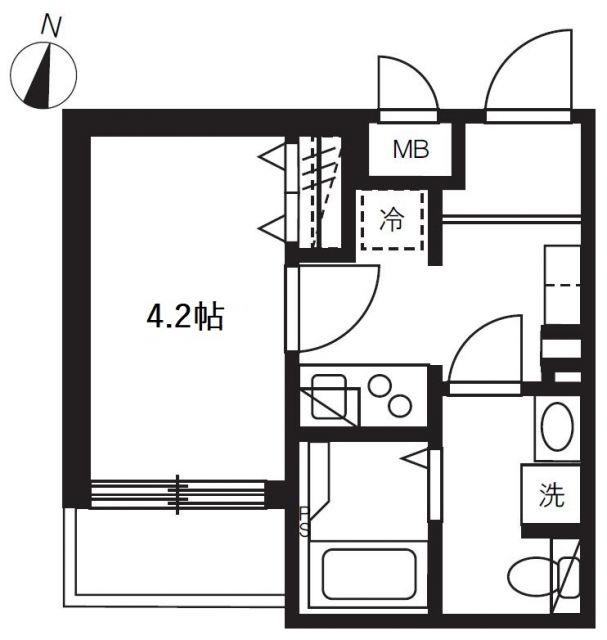 ミュオン北千住の間取り