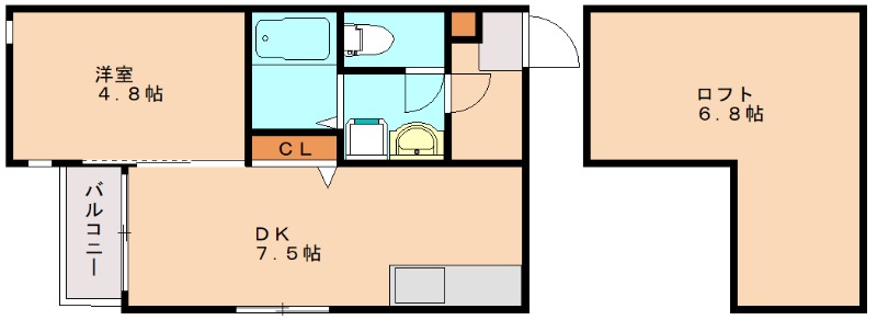 ポラリス周船寺Iの間取り