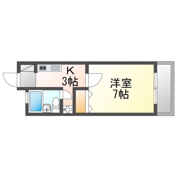 那覇市金城のマンションの間取り