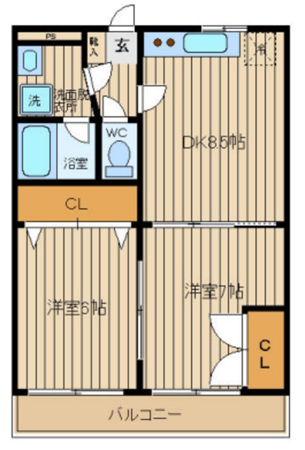 アクエリアスの間取り