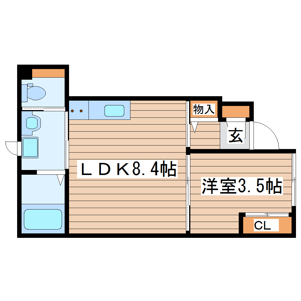 サンハイム72の間取り