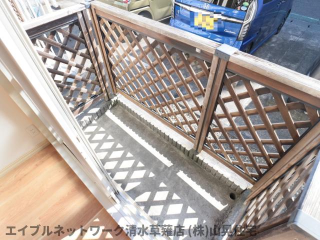 バルコニー　お洗濯にも便利なバルコニー付き