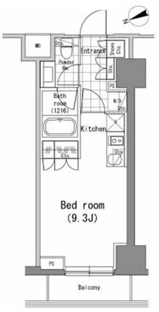 パークハビオ新橋の間取り