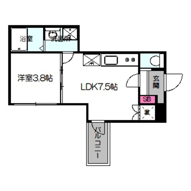 パシフィック千林の間取り