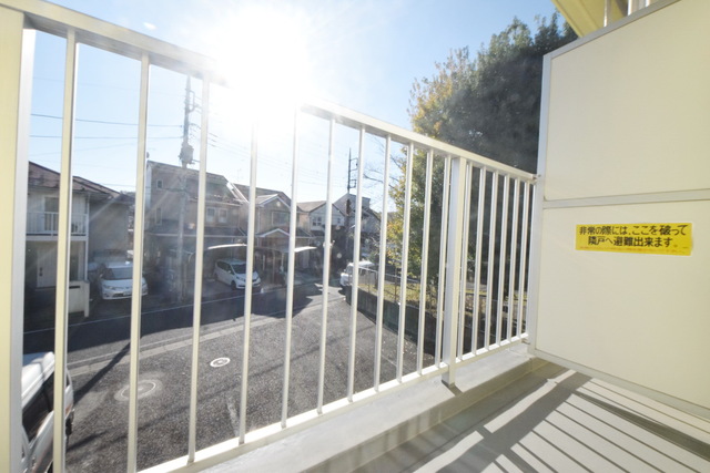 バルコニー　～洗濯早く乾きそう～