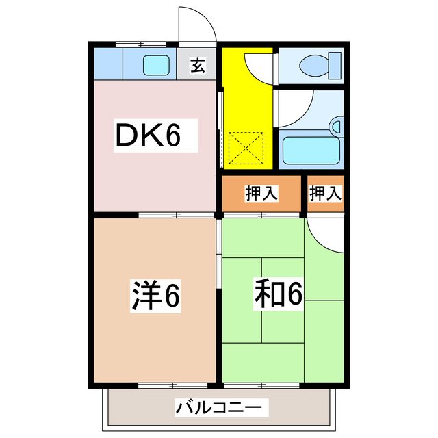 コーポヤマダの間取り