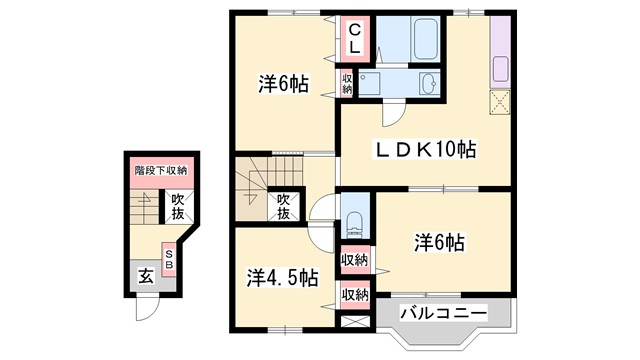 サンセールIの間取り