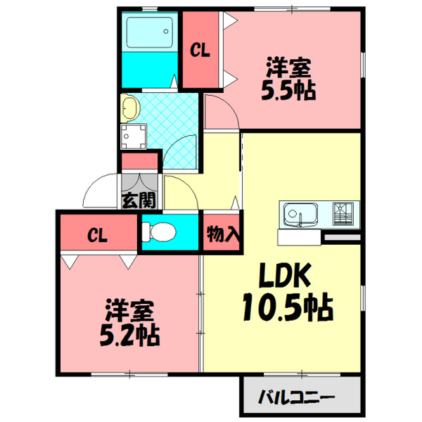 ティアラIIの間取り