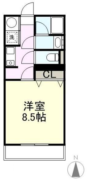 高松市多肥下町のマンションの間取り