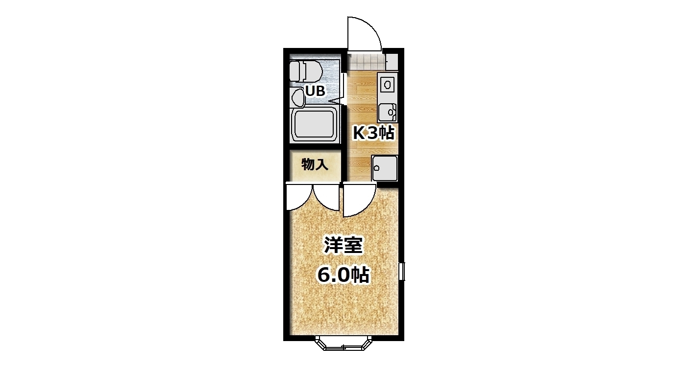 アリス東小泉第1の間取り