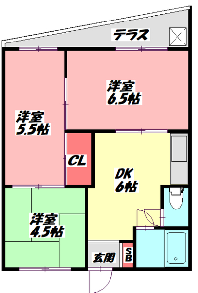 サントリナの間取り