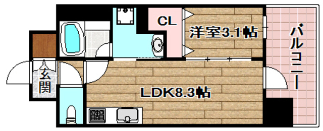 VIVRE高槻の間取り