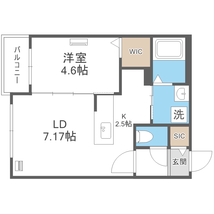 ZERO Maison S5の間取り