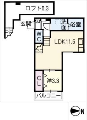 N51 APARTMENT大垣IIの間取り