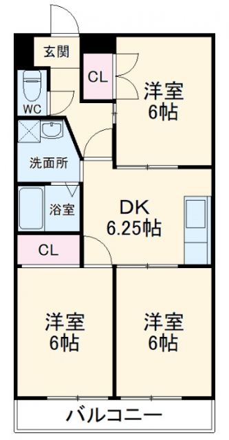 サンレイク和泉の間取り