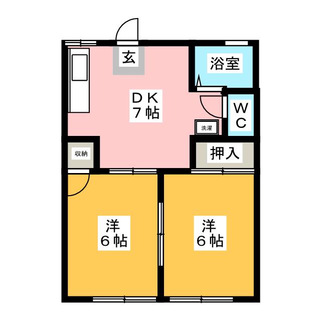 ロイヤルハイムＢ棟の間取り