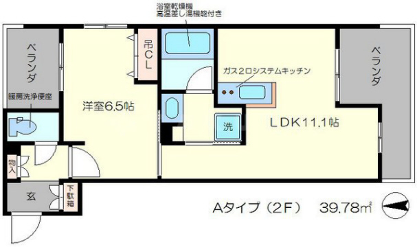 CURIOJITE OKAZAKIの間取り