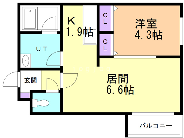 シンフォニア豊平の間取り