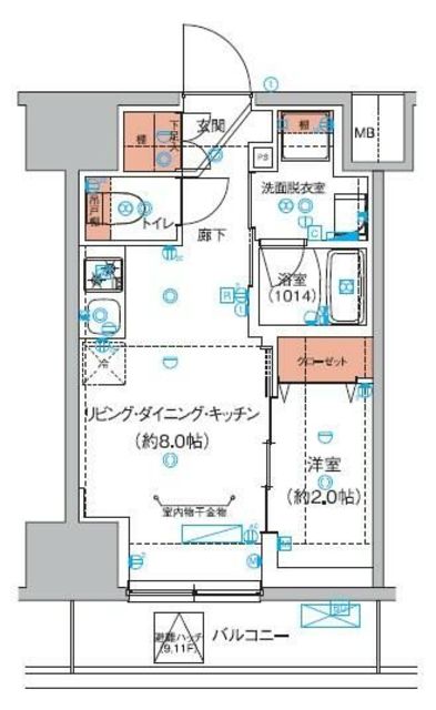 （仮称）巣鴨山手インサイドレジデンスの間取り