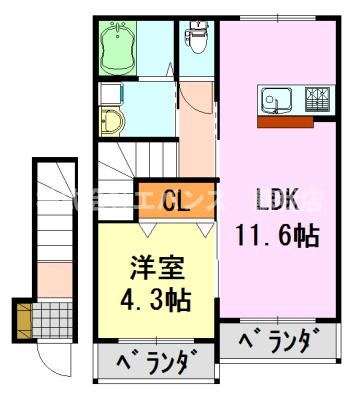 プランドールIIの間取り