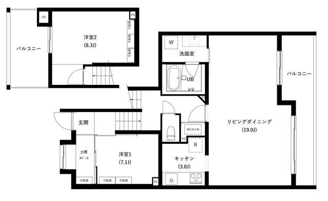 ルシマン千歳船橋の間取り