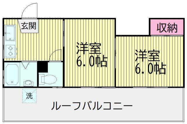 メゾン鏑木の間取り