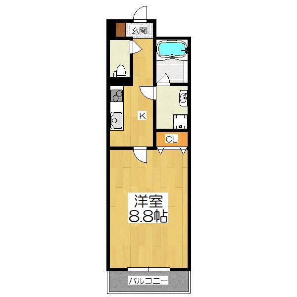 パインフィールド御陵の間取り