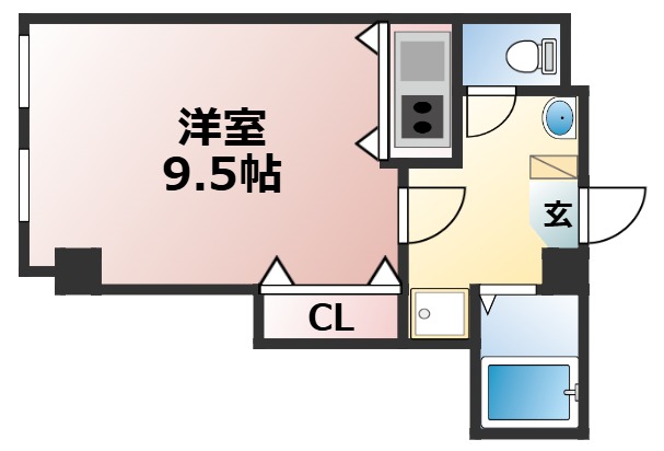 祇園ケントビルの間取り