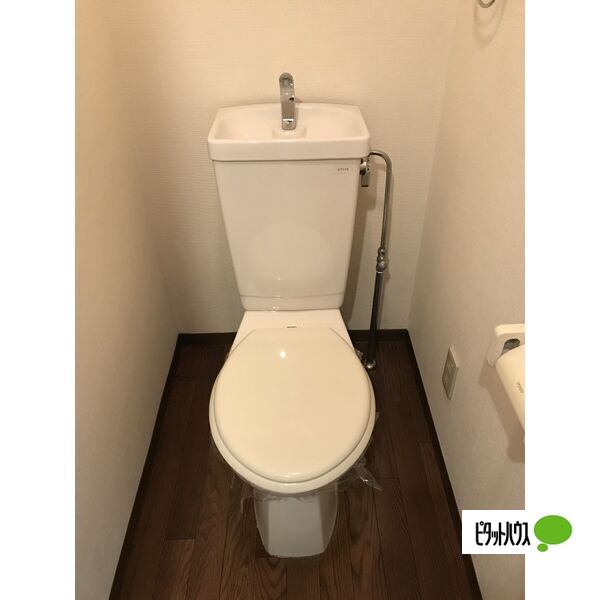 トイレ　他号室の写真です。