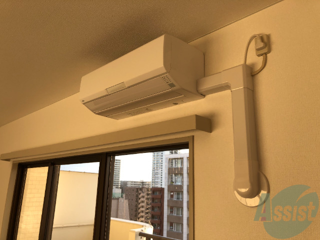 その他設備　エアコンが設置してありますので、寒暖対策もばっちり。