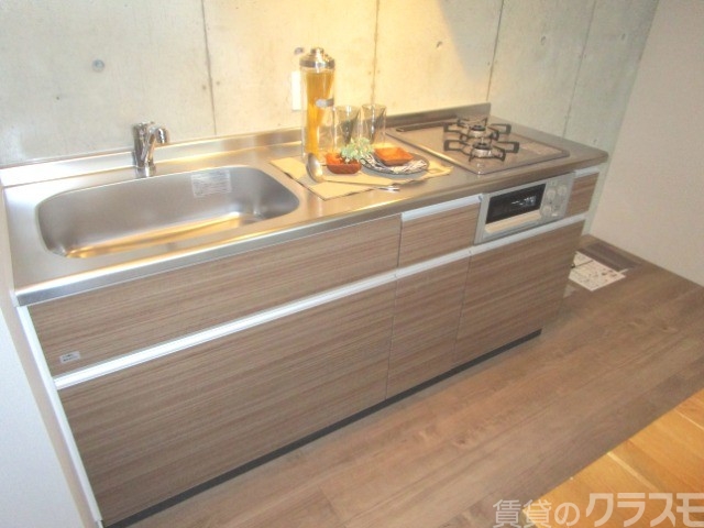 キッチン　調理スペースのあるキッチンです。