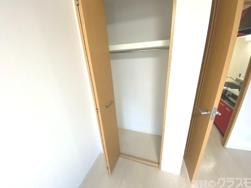 収納　奥行きのあるクローゼット付き☆お荷物の多い方にも安心ですね♪