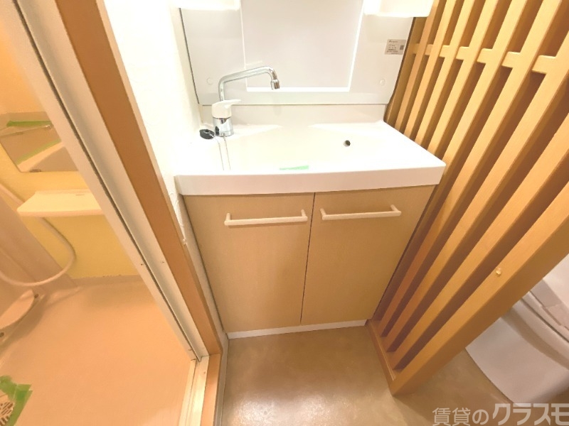 洗面設備　外出から帰ったらうがい・手洗いを。