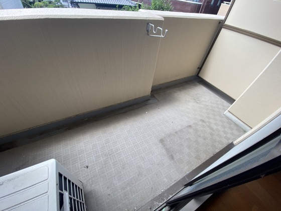 バルコニー　※別部屋の写真です