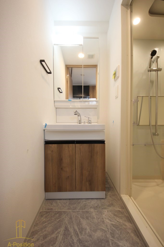 洗面設備　レジュールアッシュ谷町六丁目フェリシア