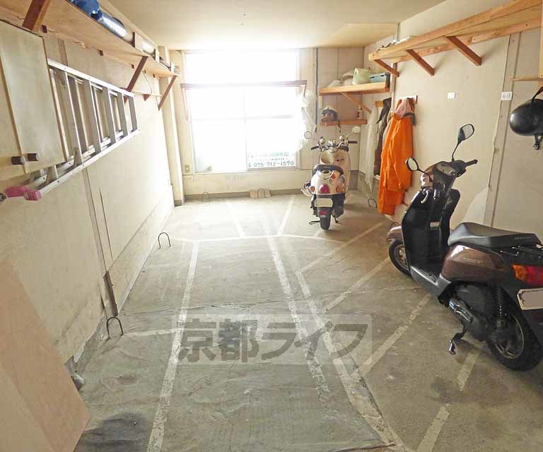 その他共有部分　バイク置けます。