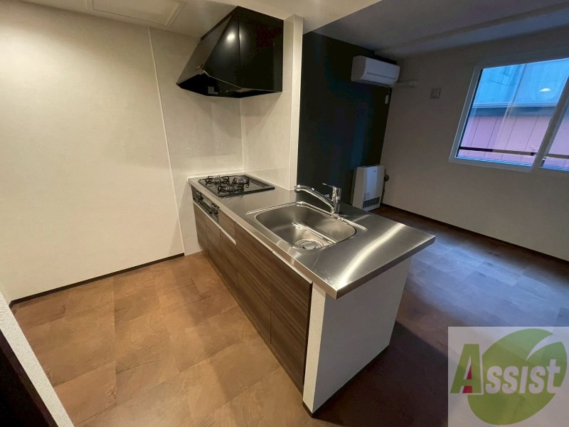 キッチン　システムキッチンなので、すぐお料理に使えます！