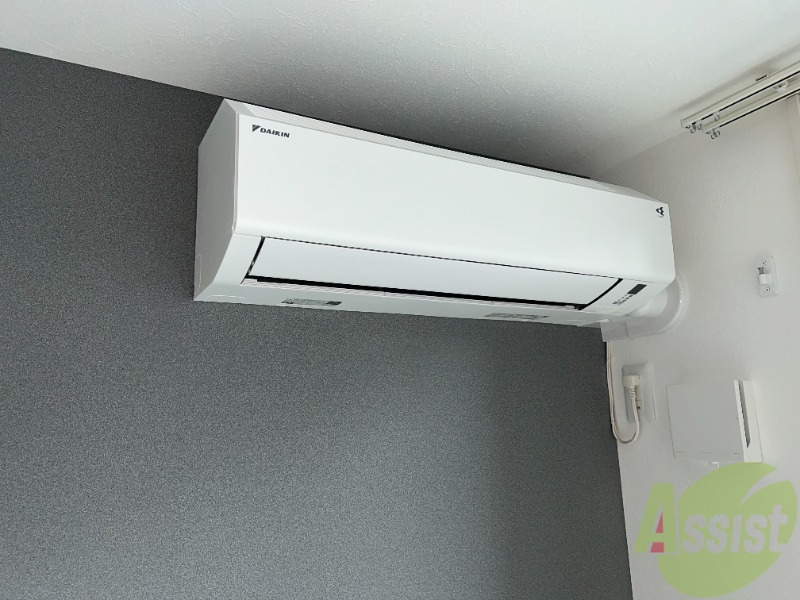 その他設備　エアコンが付いているので夏も冬も快適ですね～