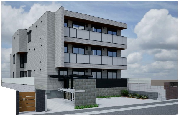 駐車場　完成予想パース