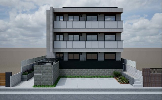 建物外観　完成予想パース