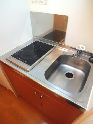 キッチン　2口電気コンロ