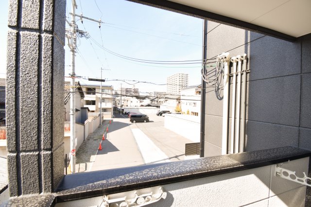 眺望　西向きバルコニー